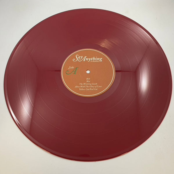Say Anything – ...Is A Real Boy LP USED Vinyl NM/VG+ 2012 Ox Blood Color Vinyl