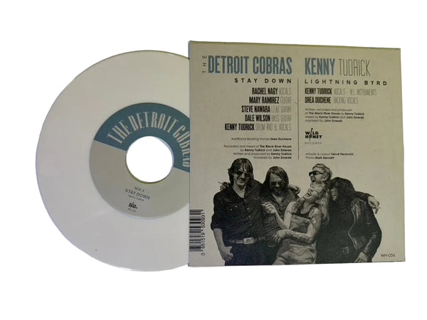 The Detroit Cobras / Kenny Tudrick – Stay Down / Lightning Byrd 7" USED Vinyl NM/NM Color Vinyl