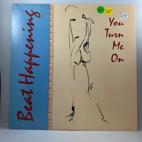 Beat Happening – You Turn Me On LP USED Vinyl NM/VG+ Yellow Marbled Pressing