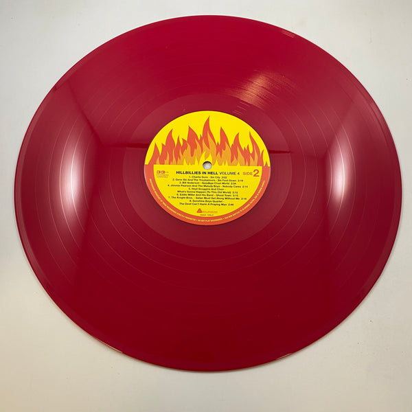 Various – Hillbillies in Hell -- Country Music's Tormented Testament (1952-1974) Volume Four LP USED Vinyl NM/NM Color Vinyl
