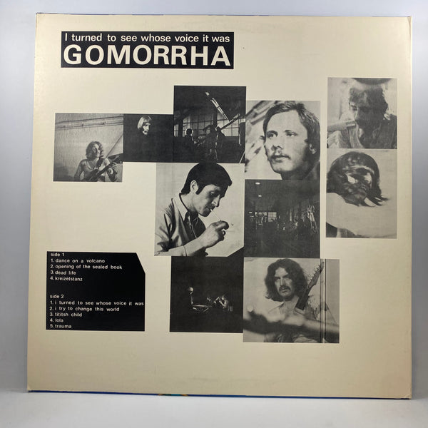 Gomorrha – I Turned To See Whose Voice It Was LP USED Vinyl NM/VG+