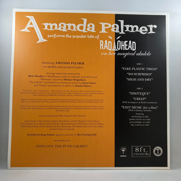 Amanda Palmer – Amanda Palmer Performs The Popular Hits Of Radiohead On Her Magical Ukulele LP USED Vinyl NM/NM Color Vinyl