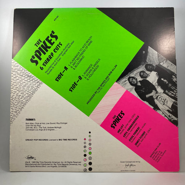 The Spikes – 6 Sharp Cuts LP LP USED Vinyl VG+/VG+
