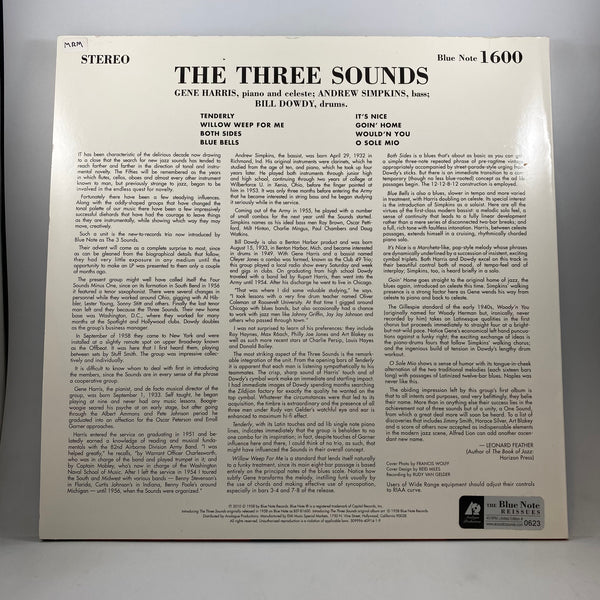 The Three Sounds – The 3 Sounds LP USED Vinyl VG++/VG+ Audiophile