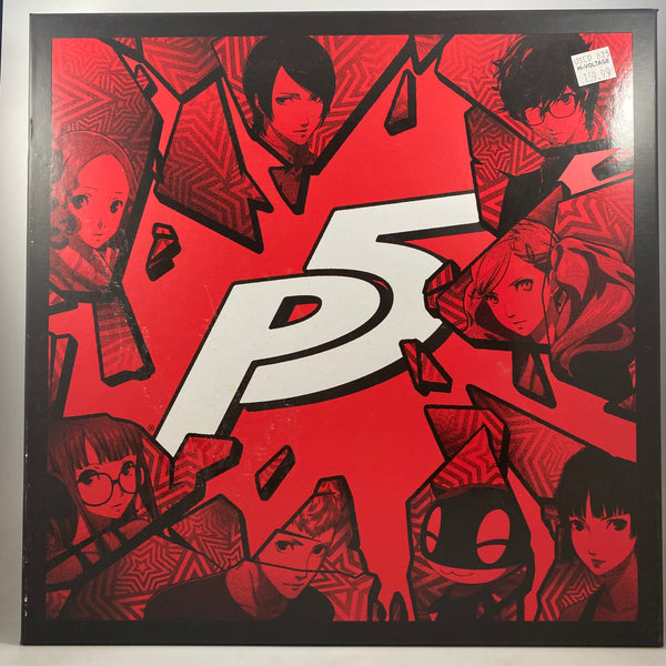 Shoji Meguro, Atlus Sound Team – Persona 5 Vinyl Soundtrack: Essential Edition LP USED Vinyl Box Set NM/VG+ Color Vinyl
