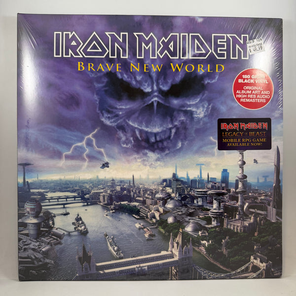 Iron Maiden – Brave New World LP NOS Vinyl Mint Still Sealed