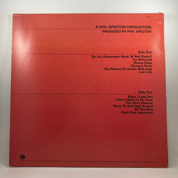 Ramones – End Of The Century LP USED Vinyl VG/VG+