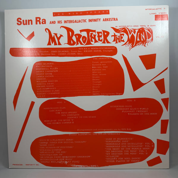 Sun Ra And His Astro Infinity Arkestra – My Brother The Wind LP USED Vinyl NM/NM