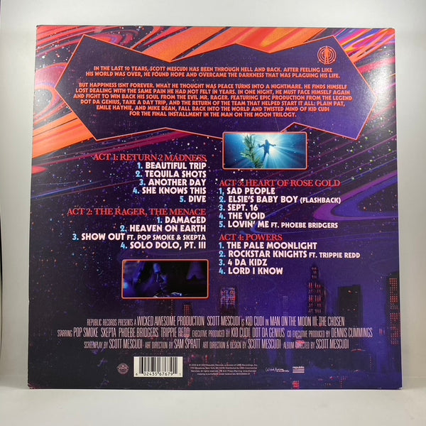 Kid Cudi – Man On The Moon III: The Chosen LP USED Vinyl VG+/VG+ Color Vinyl