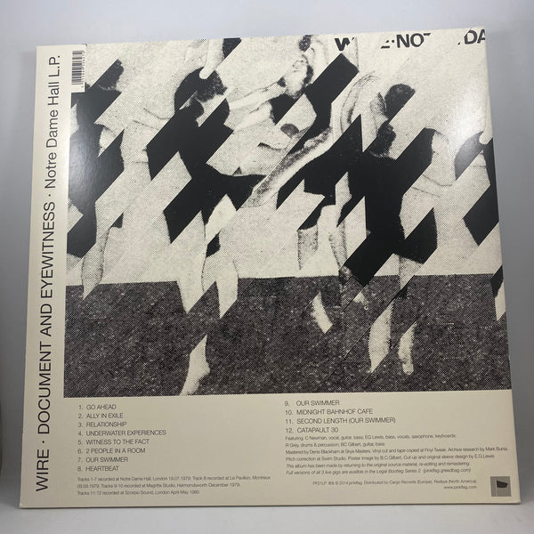 Wire – Document And Eyewitness LP USED Vinyl NM/NM