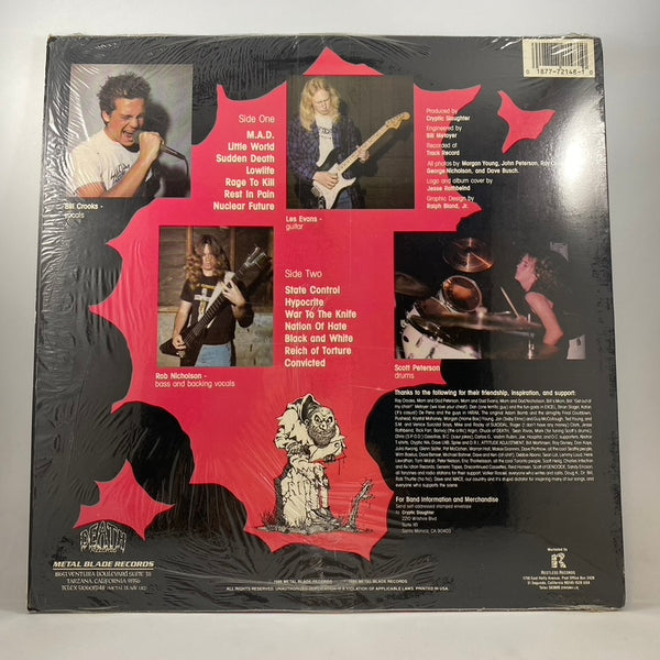 Cryptic Slaughter – Convicted LP USED Vinyl VG+/VG+