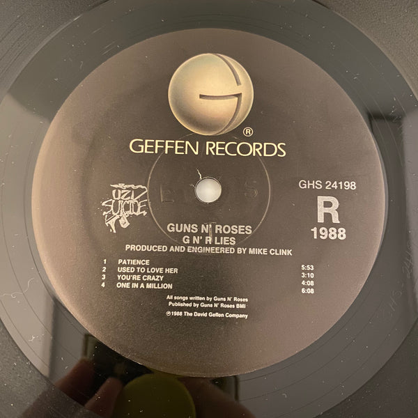 Guns N' Roses – G N' R Lies LP USED VG+/VG+ 1988 US Pressing Uncensored Cover