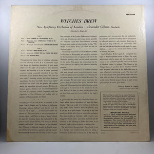 New Symphony Orchestra Of London, Alexander Gibson – Witches' Brew LP USED Vinyl VG+/VG