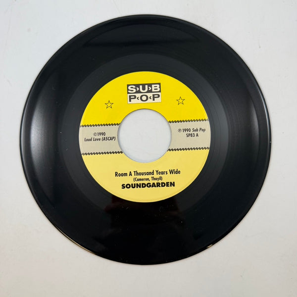 Soundgarden – Room A Thousand Years Wide b/w H.I.V. Baby 7" USED Vinyl VG++/VG+