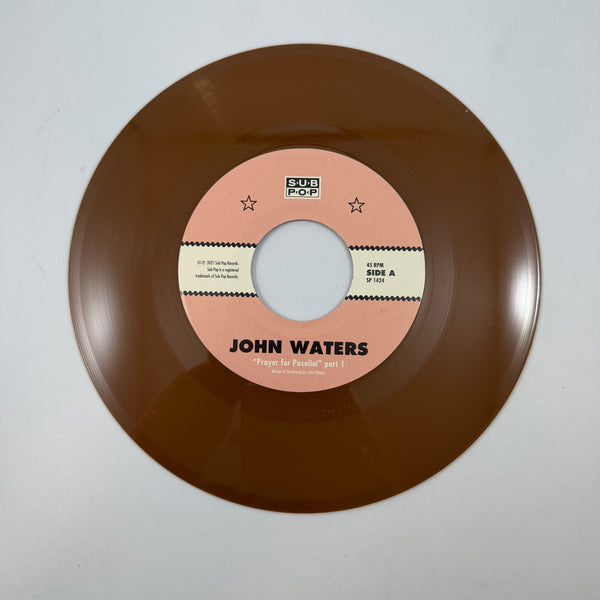John Waters – Prayer to Pasolini (Part 1) b/w Prayer to Pasolini (Part 2) 7" USED Vinyl NM/NM Color Vinyl