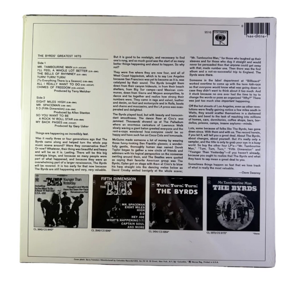 The Byrds – The Byrds' Greatest Hits LP NOS Vinyl Mint Still Sealed
