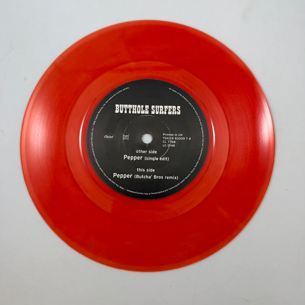 Butthole Surfers – Pepper 7" USED Vinyl NM/VG+ Color Vinyl