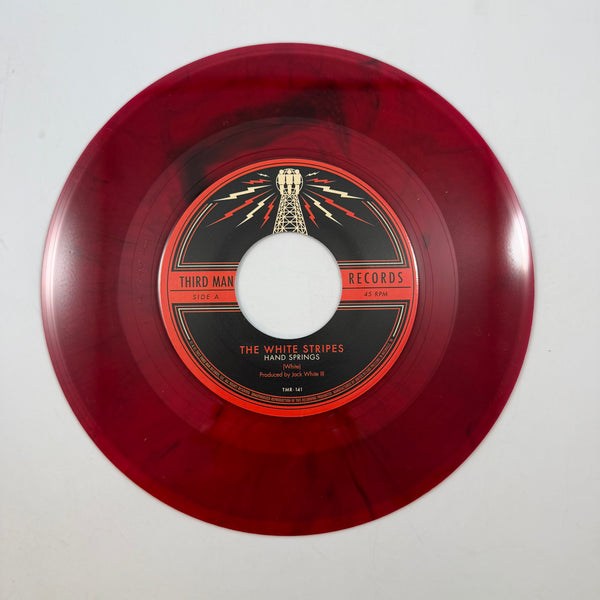 The White Stripes – Hand Springs 7" USED Vinyl NM/NM Color Vinyl