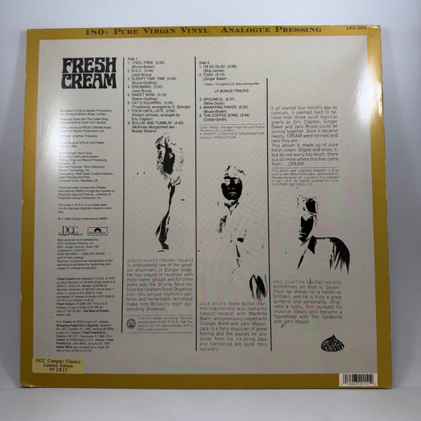 Cream – Fresh Cream LP USED Vinyl NM/VG+ Audiophile