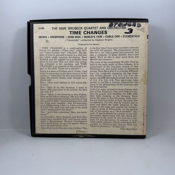 The Dave Brubeck Quartet – Time Changes USED Reel-To-Reel