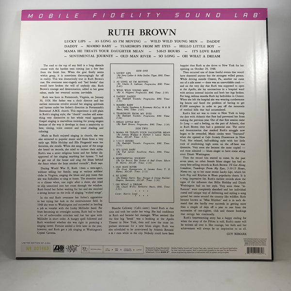 Ruth Brown – Rock & Roll LP USED Vinyl VG++/NM Audiophile