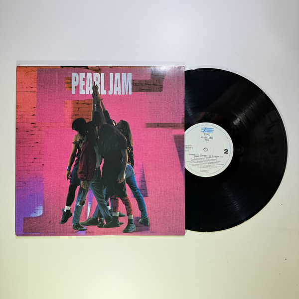 Pearl Jam – Ten LP USED Vinyl NM/VG++ 91' EU Pressing