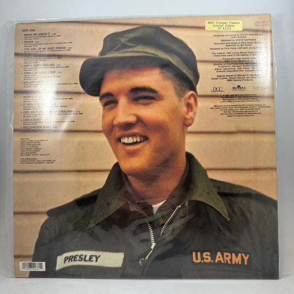 Elvis Presley – Elvis Is Back! LP USED Vinyl VG++/VG++ Audiophile