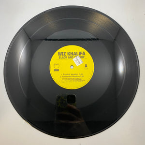 Wiz Khalifa – Black & Yellow LP USED Vinyl VG+/G
