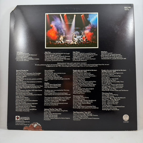 Thin Lizzy – Live And Dangerous LP USED Vinyl VG+/VG+