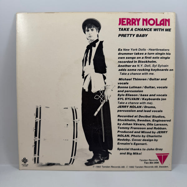 Jerry Nolan – Take A Chance With Me / Pretty Baby 7" USED Vinyl VG++/VG+