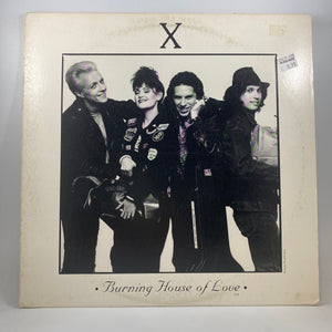 X – Burning House Of Love LP USED Vinyl VG++/VG+