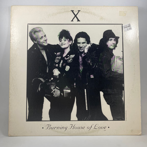 X – Burning House Of Love LP USED Vinyl VG++/VG+