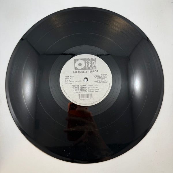 Balance & Terror – Let It Flow / Intro / Represent 12" LP USED Vinyl VG+/Generic