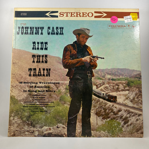 Johnny Cash – Ride This Train LP USED Vinyl VG+/VG+