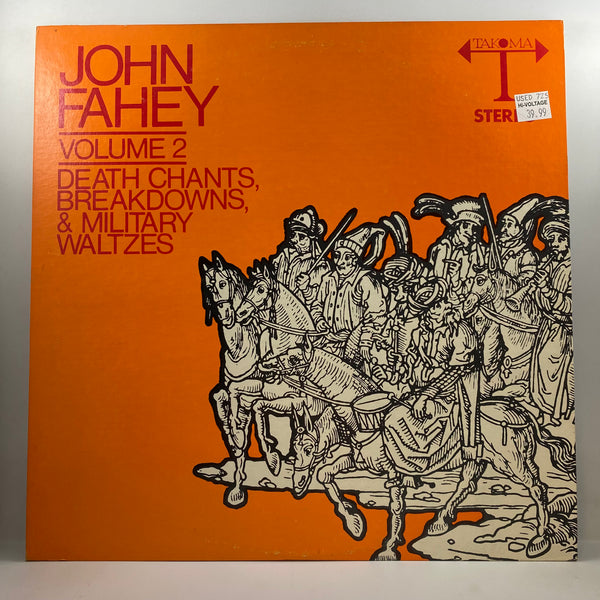 John Fahey – Death Chants, Break Downs & Military Waltzes LP USED Vinyl VG+/VG+