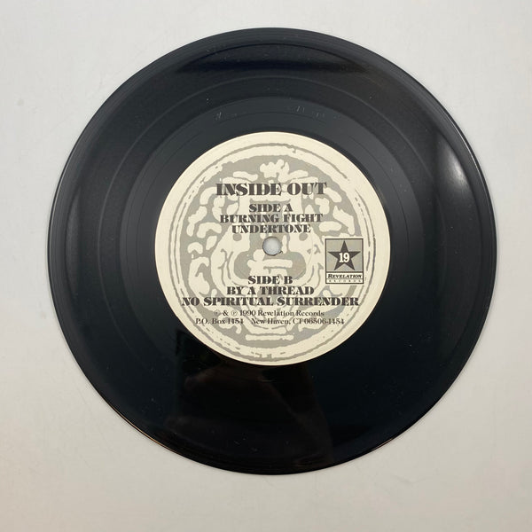 Inside Out – No Spiritual Surrender 7" USED Vinyl VG++/VG+