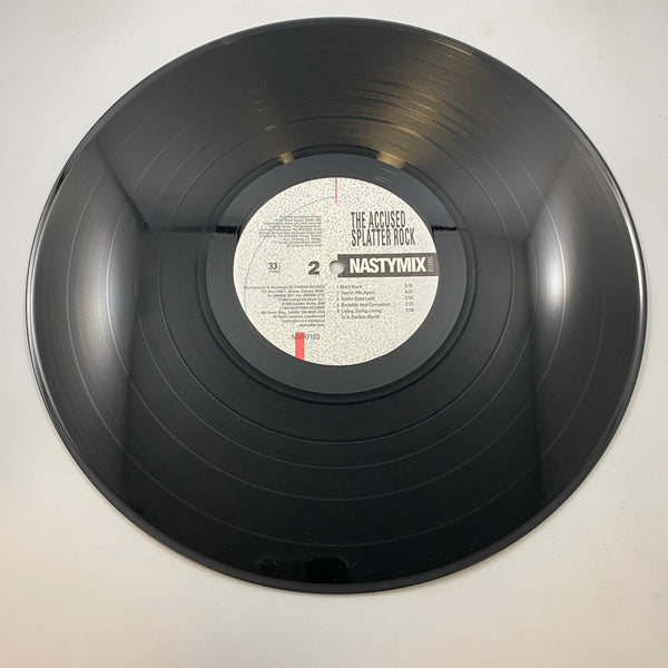 The Accüsed – Splatter Rock LP USED Vinyl VG+/VG+