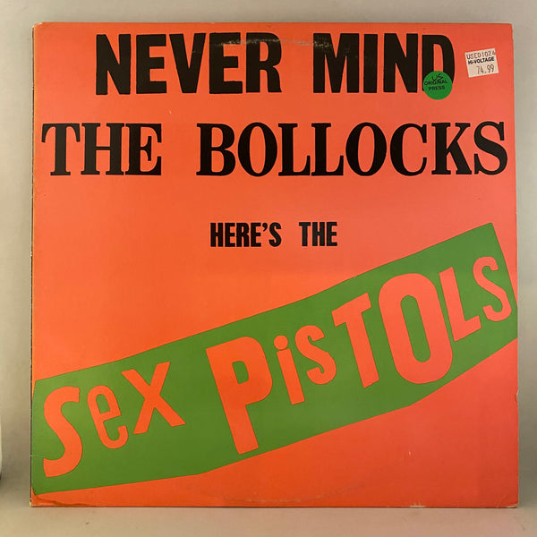 Sex Pistols – Never Mind The Bollocks Here's The Sex Pistols LP USED VG+/VG 1977 Original US Pressing