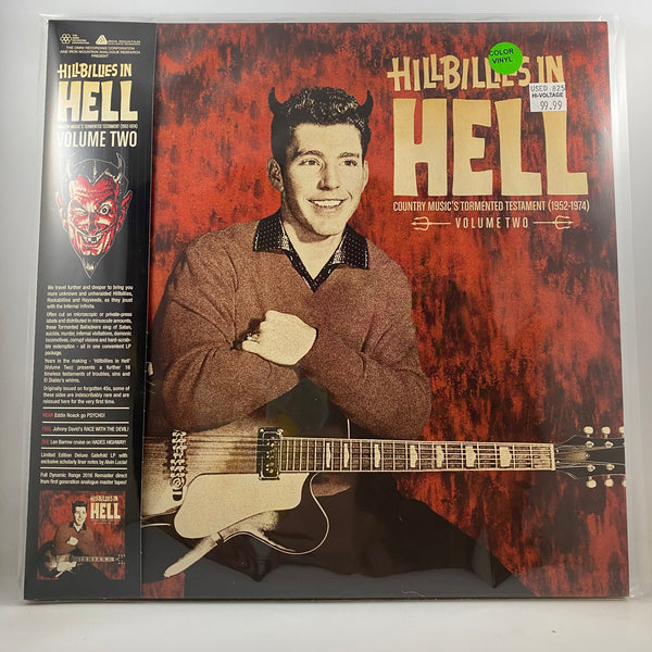 Various – Hillbillies In Hell - Country Music's Tormented Testament (1952-1974) Volume Two LP USED Vinyl NM/NM Color Vinyl