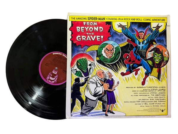 Ron Dante, The Webspinners – The Amazing Spider-Man: From Beyond The Grave - A Rockomic LP USED Vinyl VG+/VG