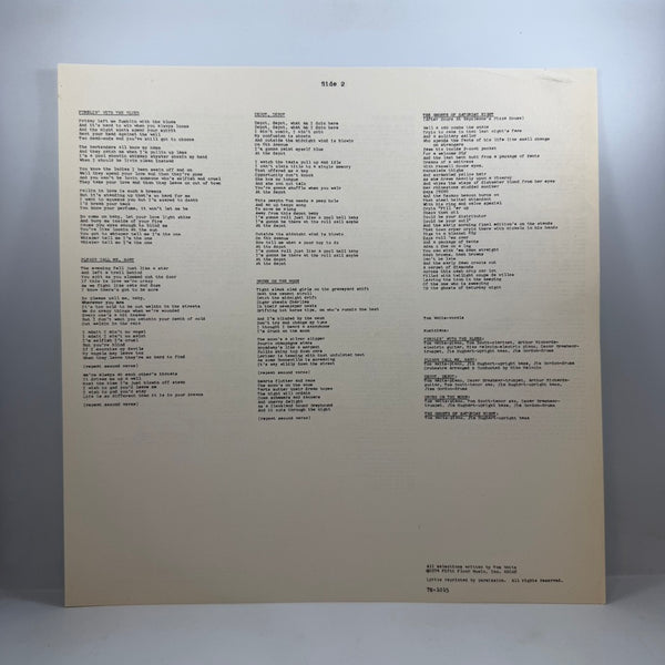 Tom Waits – The Heart Of Saturday Night LP USED Vinyl VG++/VG