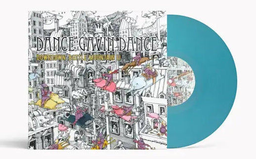 Dance Gavin Dance - Downtown Battle Mountain II LP Light Blue Glitter