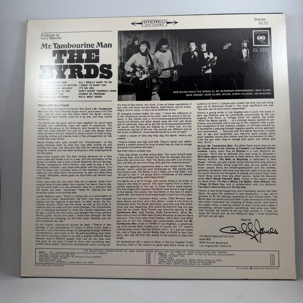 The Byrds – Mr. Tambourine Man LP NOS Vinyl Mint Still Sealed