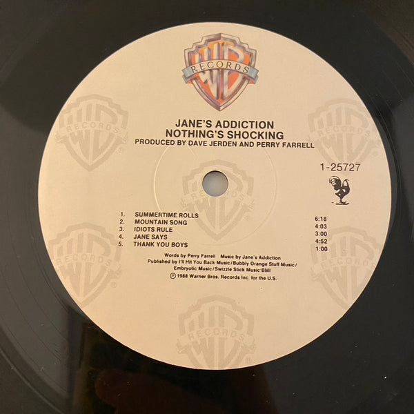 Jane's Addiction – Nothing's Shocking LP USED VG+/VG+ 1988 Pressing