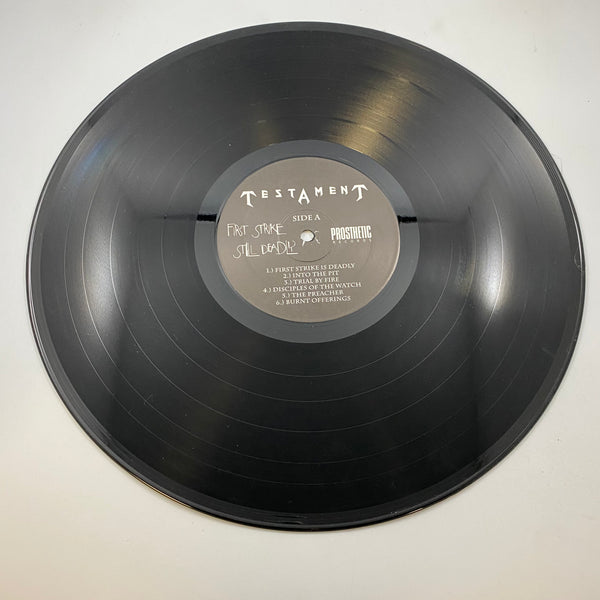 Testament – First Strike Still Deadly LP USED Vinyl VG+/VG+