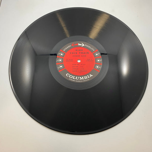 Johnny Cash – Ride This Train LP USED Vinyl VG+/VG+