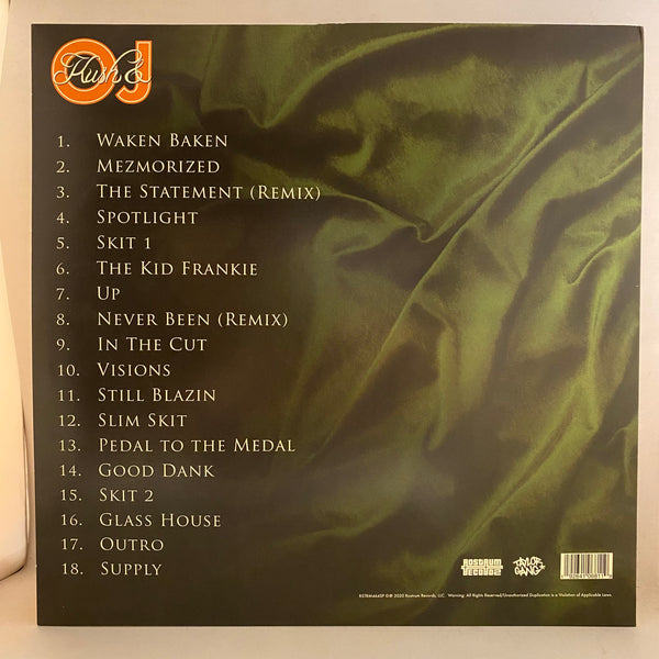 Wiz Khalifa – Kush & OJ 2LP USED VG+/VG+ Green/Orange Vinyl