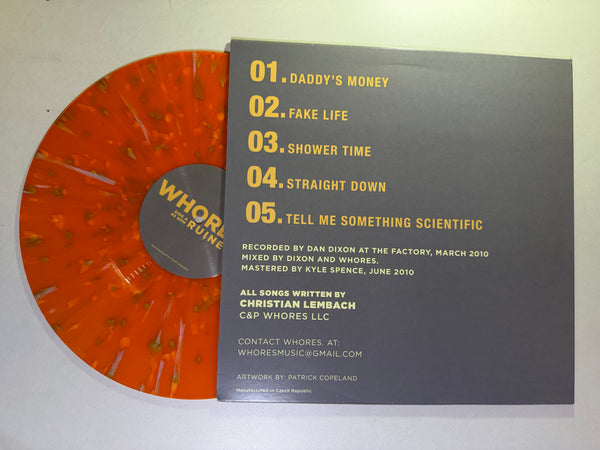 Whores. – Ruiner. LP USED Vinyl NM/VG+ Color Vinyl