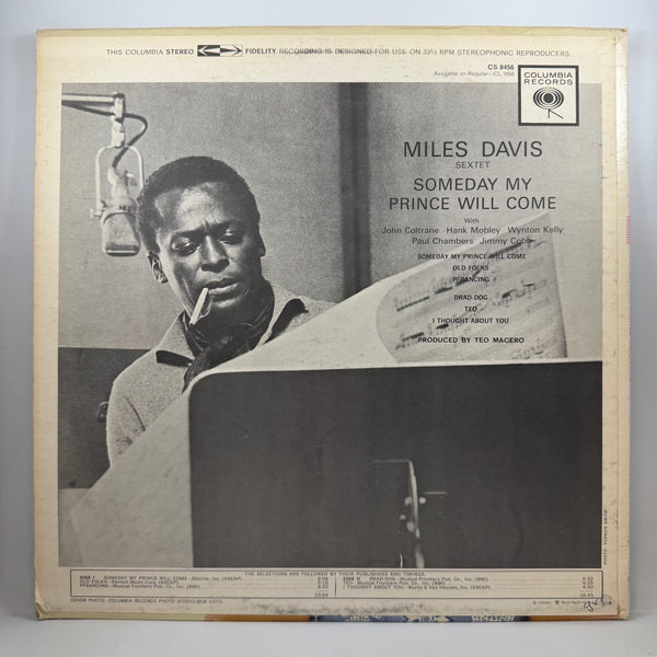 Miles Davis Sextet – Someday My Prince Will Come LP USED Vinyl VG/VG