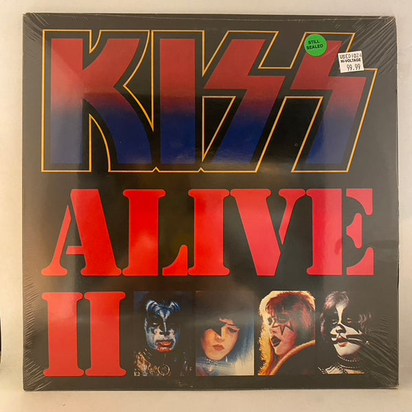 Kiss – Alive II 2LP USED NOS STILL SEALED 1977 Record Club Pressing